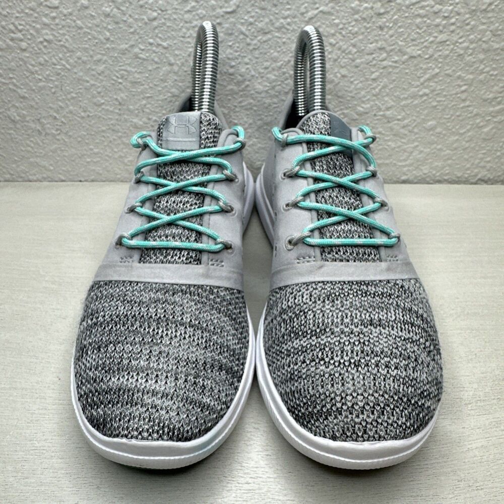 Under Armour Womens Charged 24 7 1288348-941 Gray Running Shoes Sneakers Sz 6 - Picture 3 of 7
